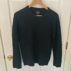 J.Crew Crewneck Cableknit Cashmere Sweater
